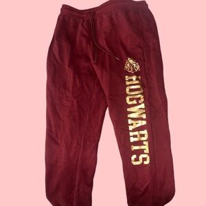 Hogwarts Maroon Sweatpants